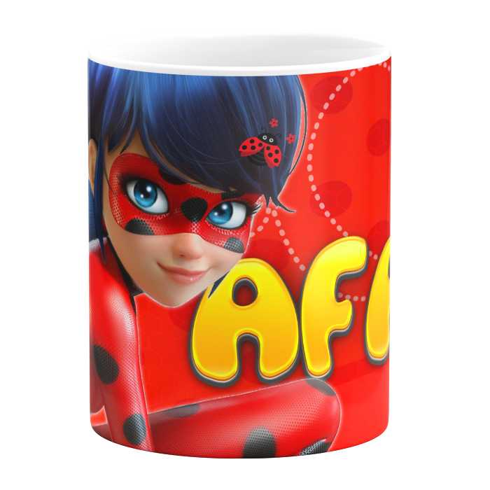 ماگ طرح دختر کفشدوزکی مدل آفاق