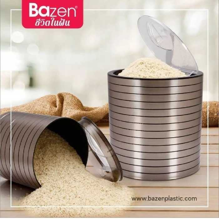 جا حبوبات یا جای قند و شکر استیل پرو 4 کیلویی  بازن bazen تایلندی در پلاسکو دهقان 