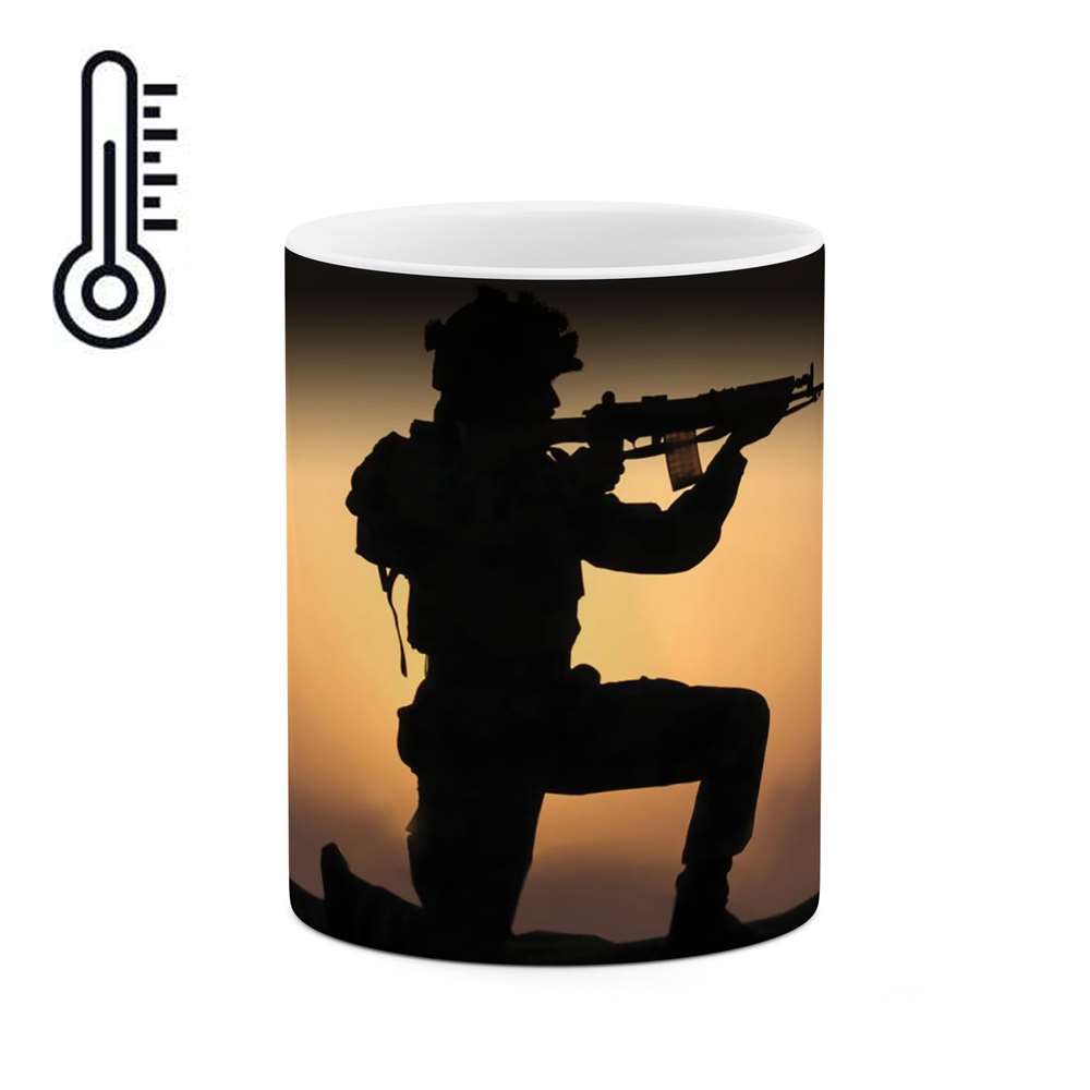 ماگ حرارتی طرح سرباز مدل mgph01195