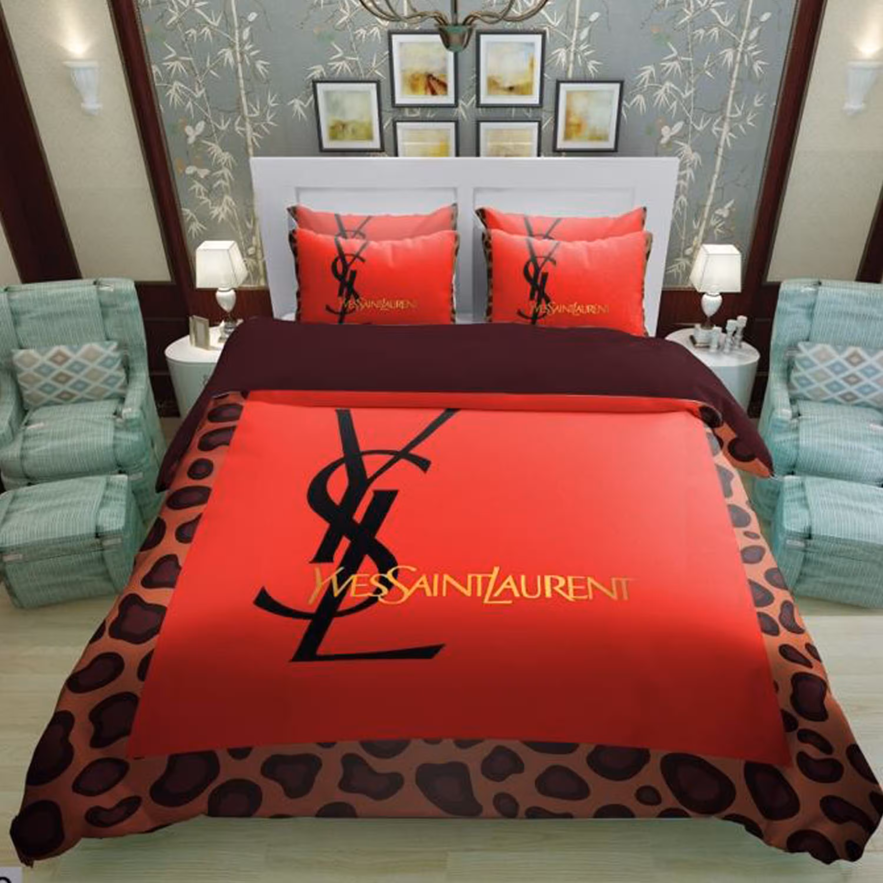 سرویس روتختی 1 نفره تنسل چاپی برندترک لند (Turk Land)  کد rs 130