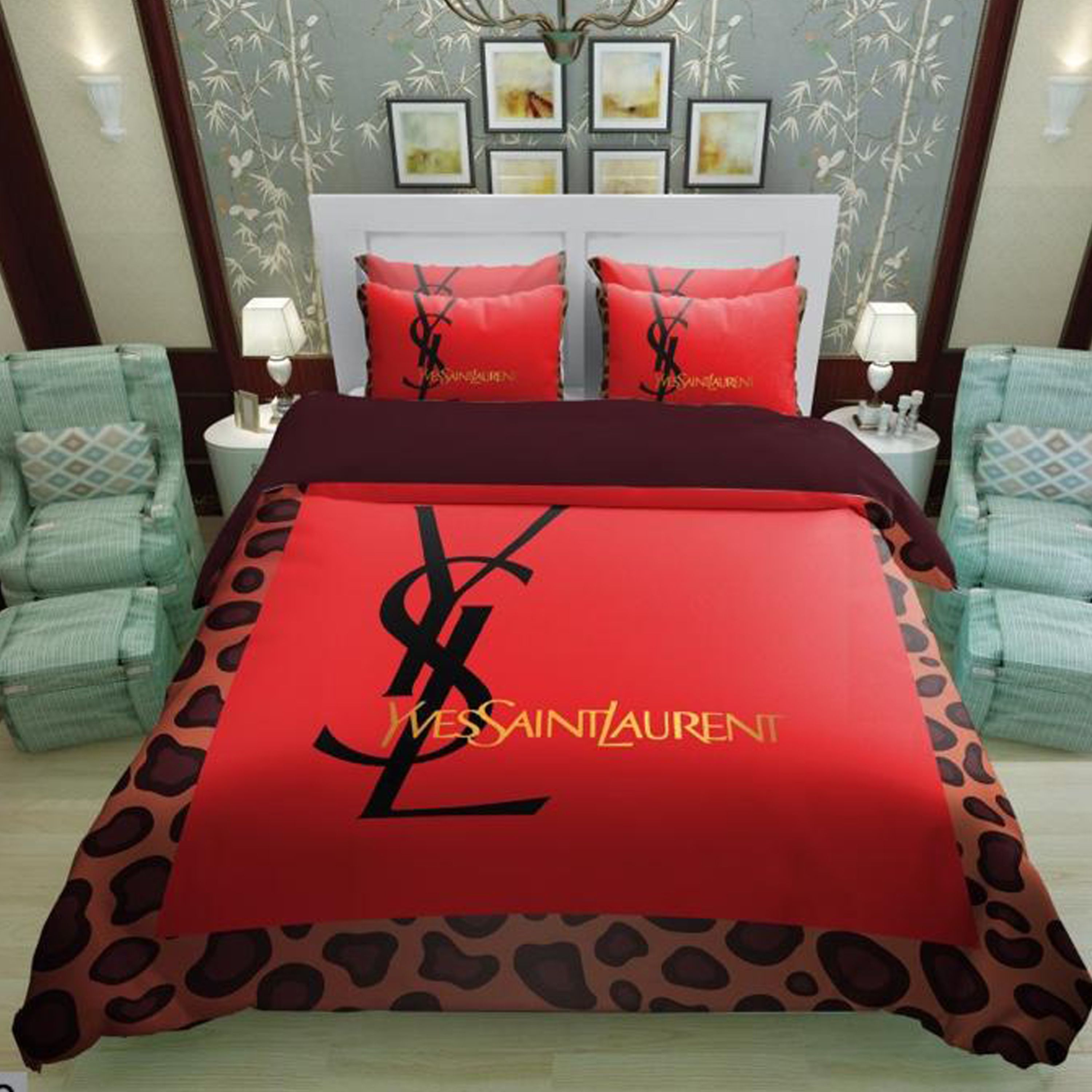 سرویس روتختی 1 نفره تنسل چاپی برندترک لند (Turk Land) کد rs 130