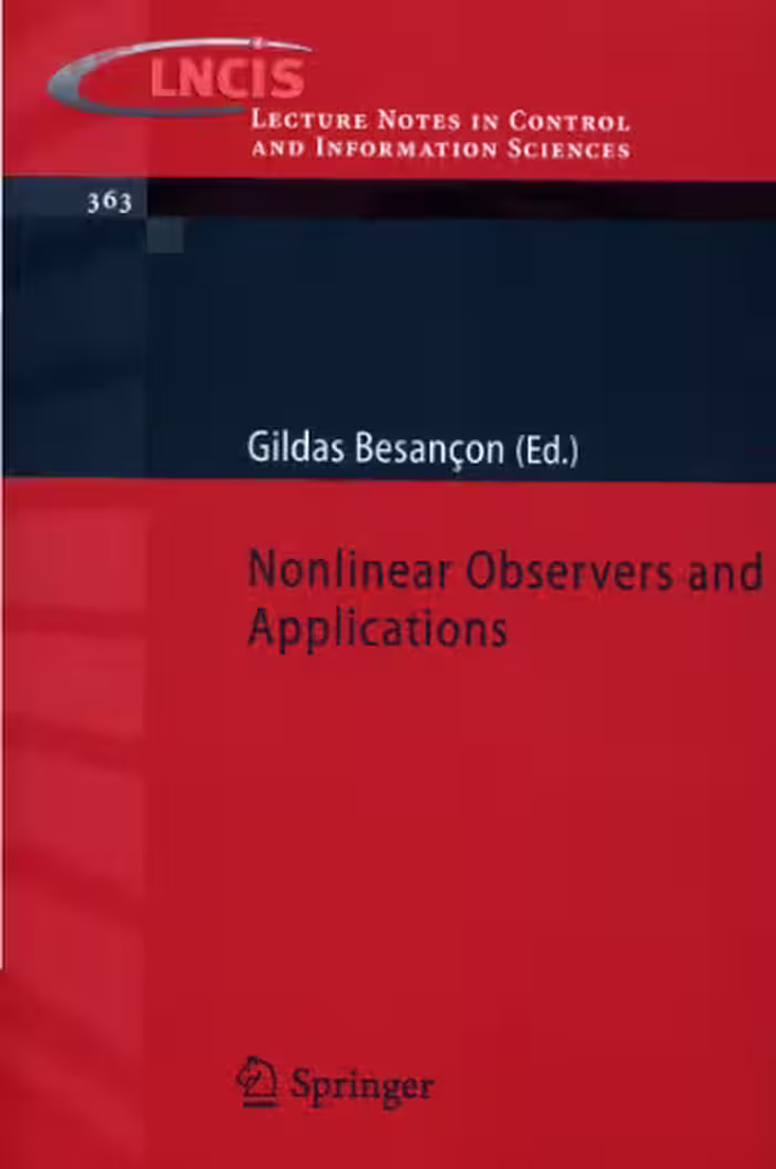 خرید و دانلود نسخه کامل کتاب Nonlinear Observers and Applications