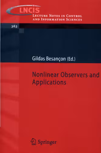 خرید و دانلود نسخه کامل کتاب Nonlinear Observers and Applications