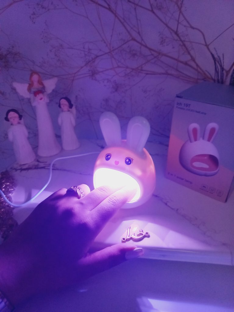 لامپ UV LED ژل لاک ناخن خشک کن طرح خرگوشی
