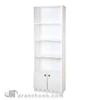 کتابخانه (قفسه ) کمد دار عرض 60 سانت