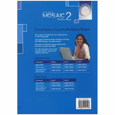 کتاب Mosaic 2 اثر Brenda Wegmann and Miki Knezevic انتشارات زبان مهر