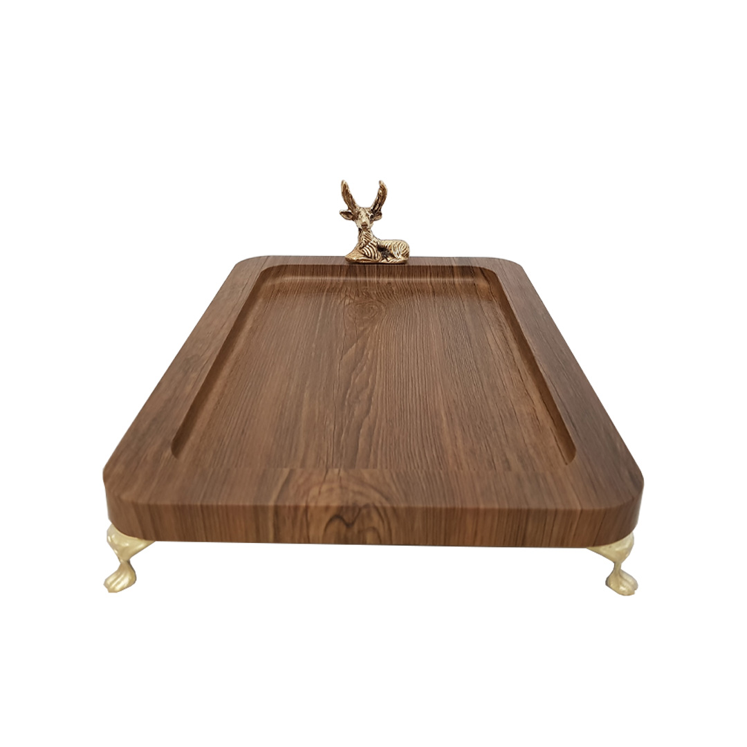 سینی مدل گوزن دار مستطیل کد 24K-L1