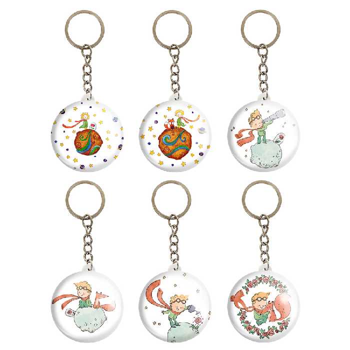 جاکلیدی خندالو طرح شازده کوچولو کد 69B مجموعه 6 عددی