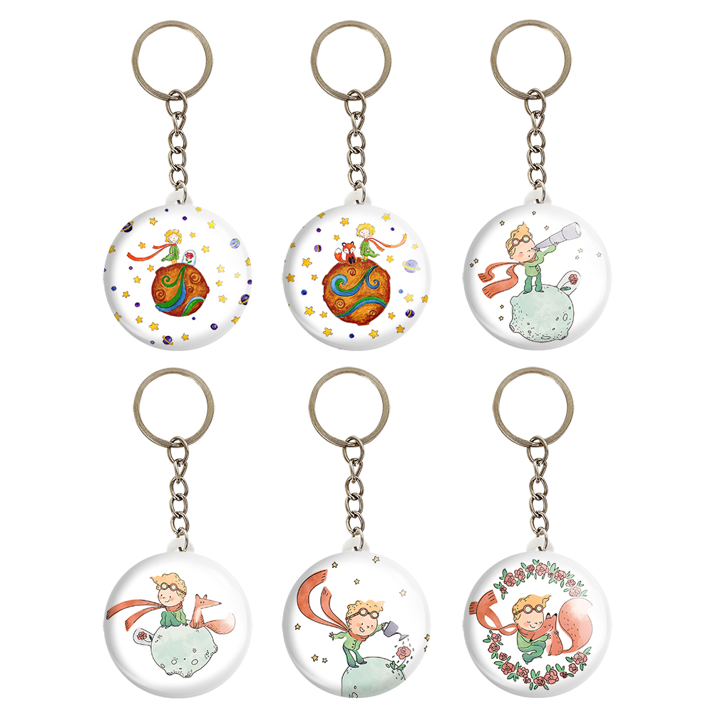 جاکلیدی خندالو طرح شازده کوچولو کد 69B مجموعه 6 عددی