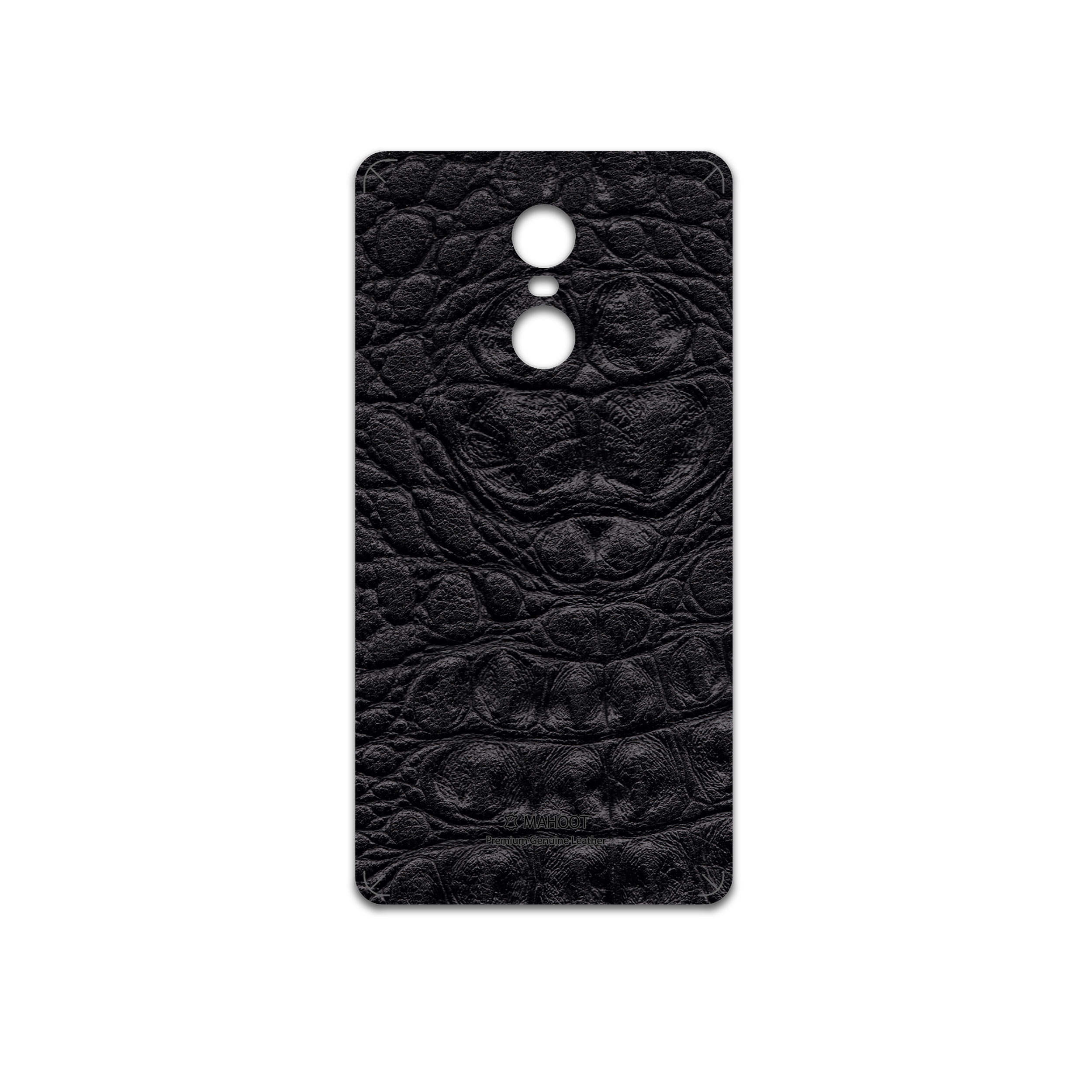 برچسب پوششی ماهوت مدل Black-Crocodile-Leather مناسب برای گوشی موبایل شیائومی Redmi Pro