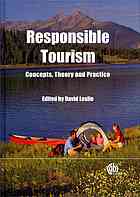 خرید و دانلود نسخه کامل کتاب Responsible tourism : concepts, theory and practice - PDF