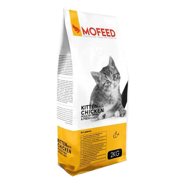 غذای خشک بچه گربه مفید مدل Kitten Chiken وزن 2000 گرم