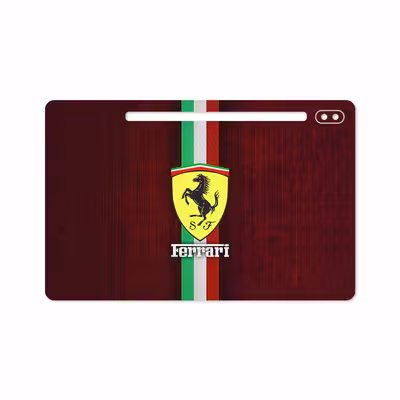 برچسب پوششی ماهوت مدل Ferrari مناسب برای تبلت سامسونگ Galaxy Tab S6 2019 SM-T860
