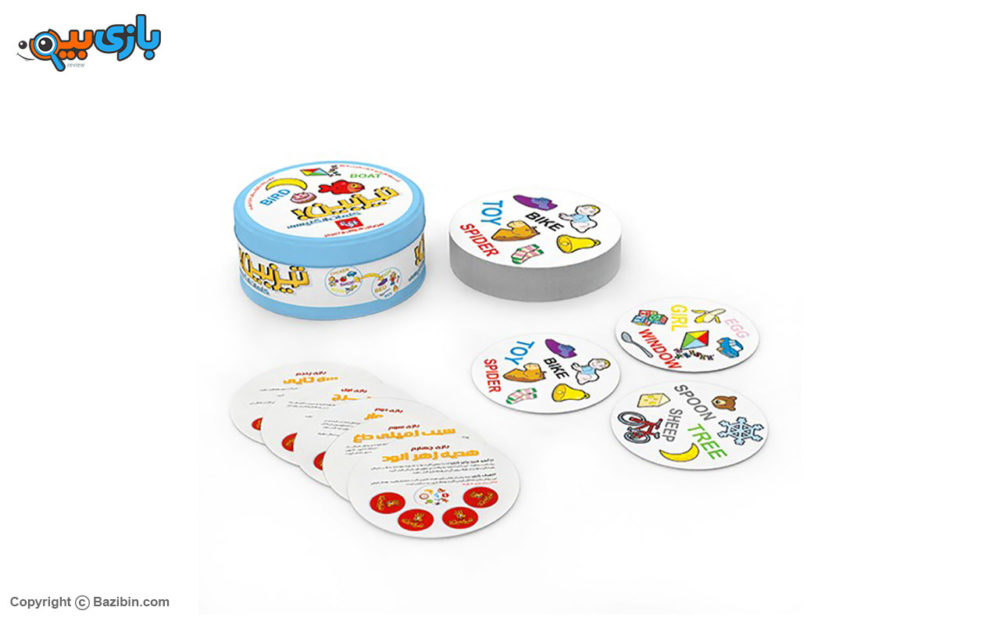 English words TizBin tabletop game by Bazi ta