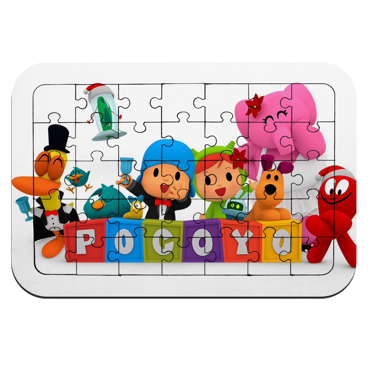 پازل 35 تکه طرح انیمیشن پوکویو مدل NI1329 