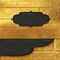 کادر سنتی طلایی رنگ | گرافیک با طعم تربچه