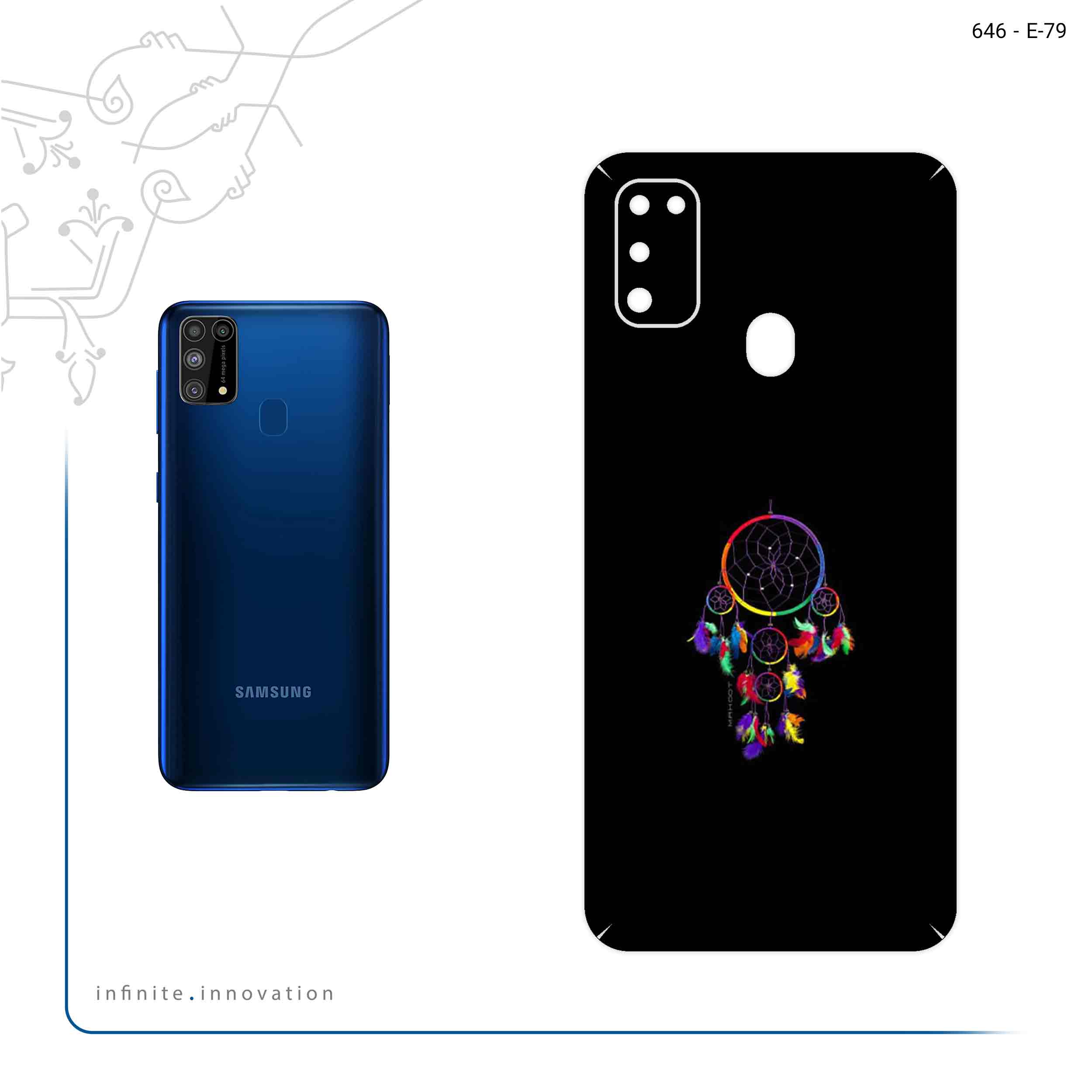برچسب پوششی ماهوت مدل Dream Catchers مناسب برای گوشی موبایل سامسونگ Galaxy M30s