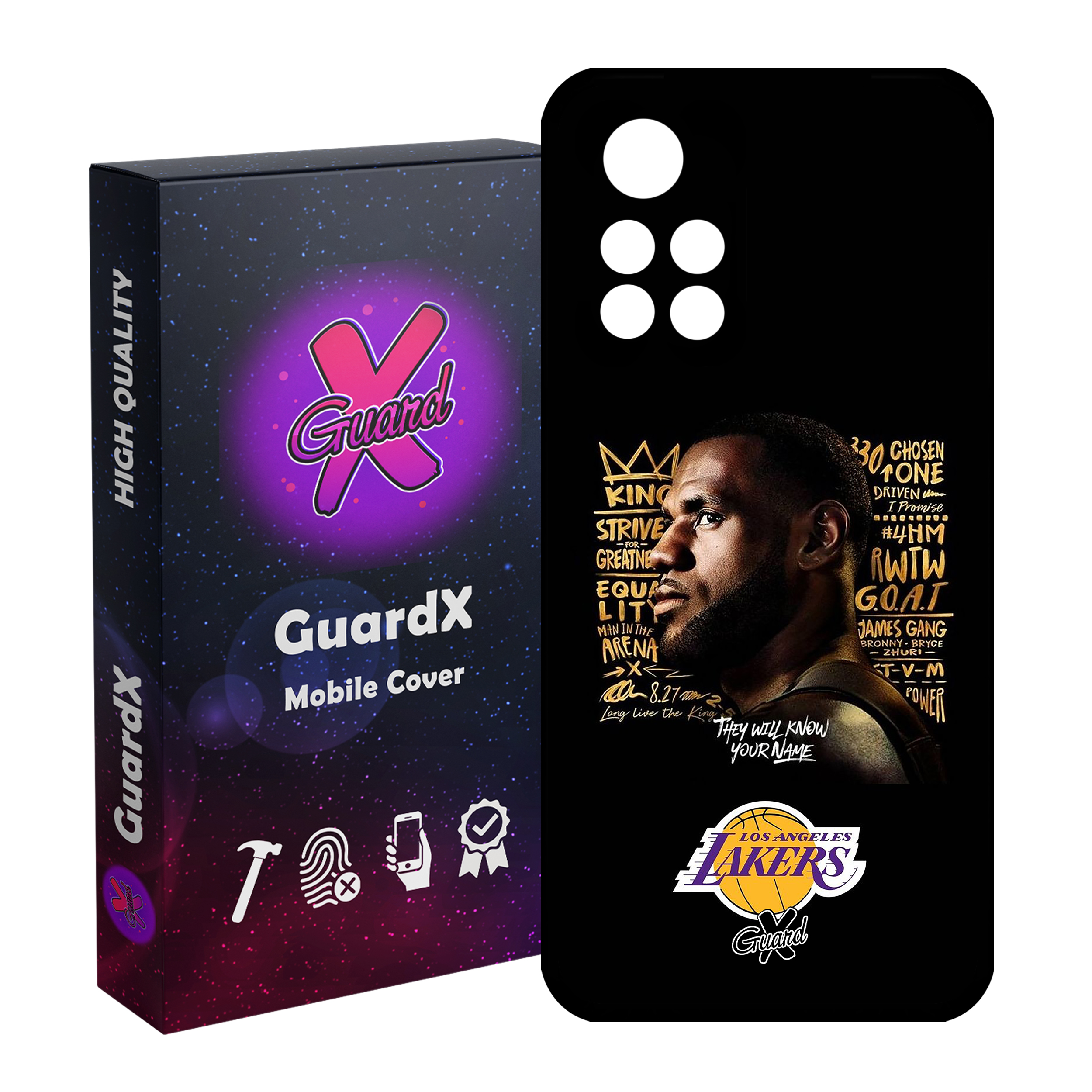 کاور گارد ایکس طرح Lebron James مدل Glass10120 مناسب برای گوشی موبایل شیائومی Poco M4 Pro 5G/Redmi Note 11T 5G/Redmi Note 11S 5G
