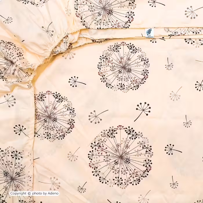 ملحفه آدنو مدل Dandelion کد IR119 یک نفره سایز 120x200 سانتی متر