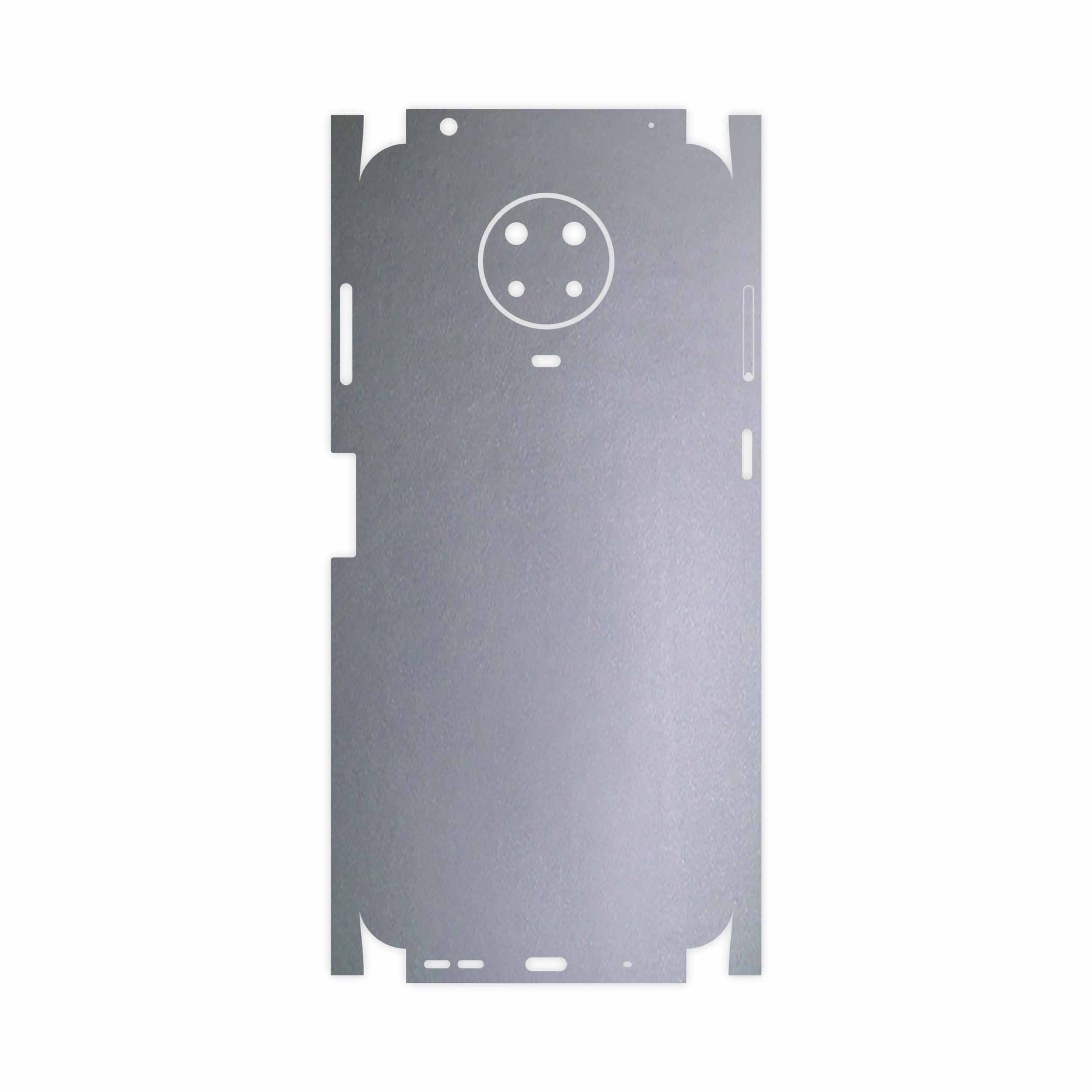 برچسب پوششی ماهوت مدل Matte-Silver-FullSkin مناسب برای گوشی موبایل نوکیا G20