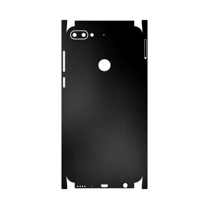 برچسب پوششی ماهوت مدل Black-Matte-FullSkin مناسب برای گوشی موبایل اچ تی سی Desire 12 Plus