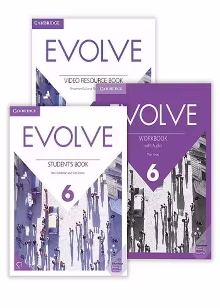 مجموعه کتاب Evolve 6 (SB WB VIDEO BOOK) کتاب زبان ایوالو 6 (کتاب دانش آموز  کتاب تمرین   کتاب ویدئو  فایل صوتی)