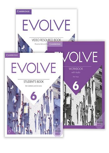 مجموعه کتاب Evolve 6 (SB WB VIDEO BOOK) کتاب زبان ایوالو 6 (کتاب دانش آموز کتاب تمرین کتاب ویدئو فایل صوتی)