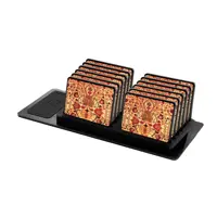 زیر لیوانی ماهوت مدل Iran-Carpet2 بسته 12 عددی
