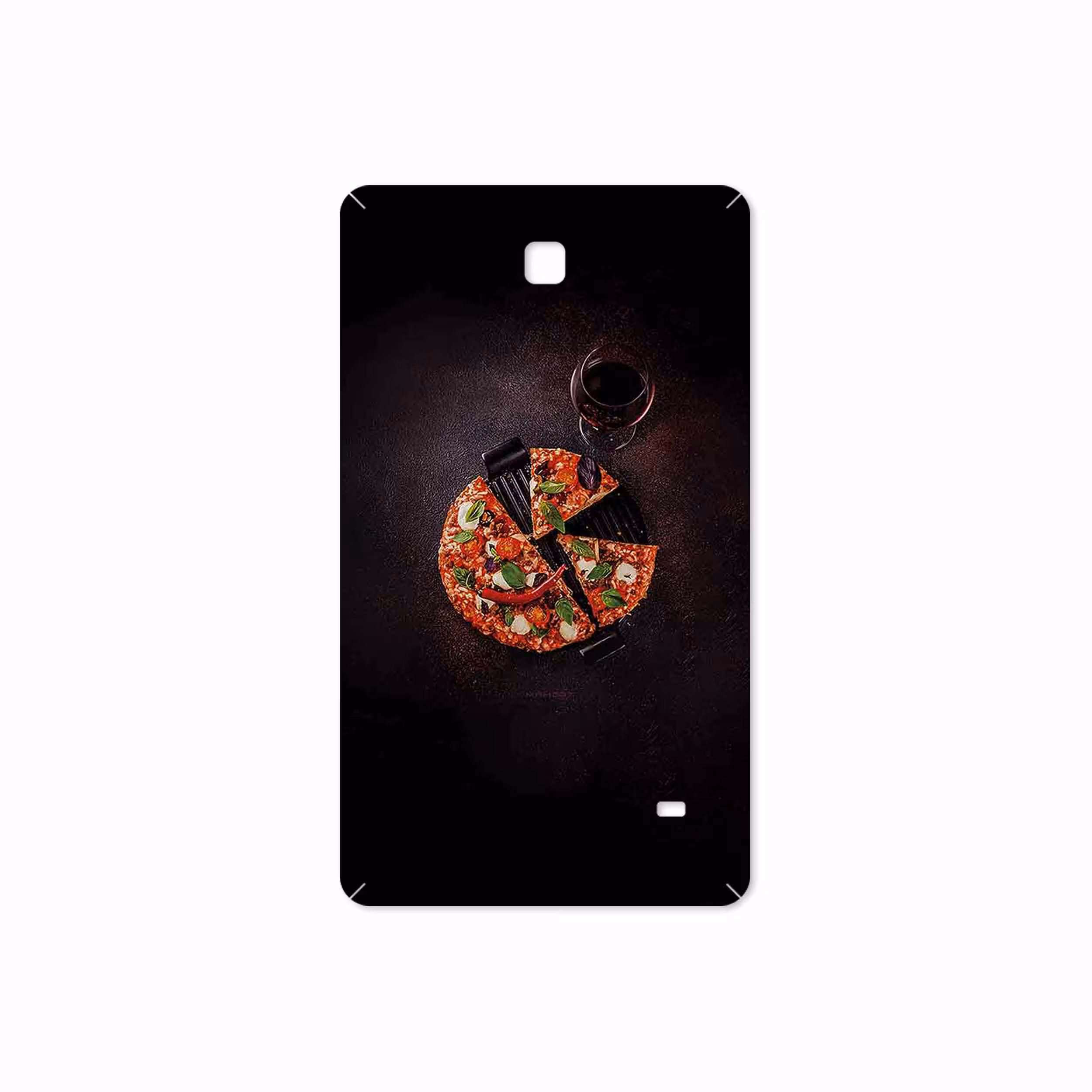 برچسب پوششی ماهوت مدل Pizza مناسب برای تبلت سامسونگ Galaxy Tab 4 7.0 2014 T231