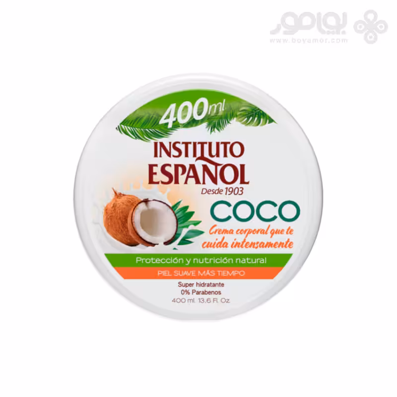 کرم آبرسان اسپانول مدل COCO حاوی عصاره نارگیل حجم 400 میل