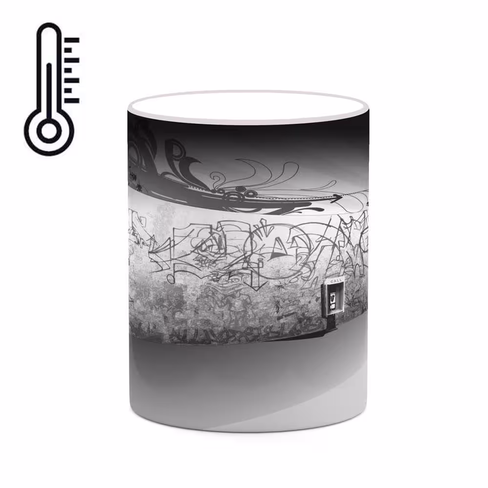 ماگ حرارتی کاکتی طرح Grafiti مدل mgh20446