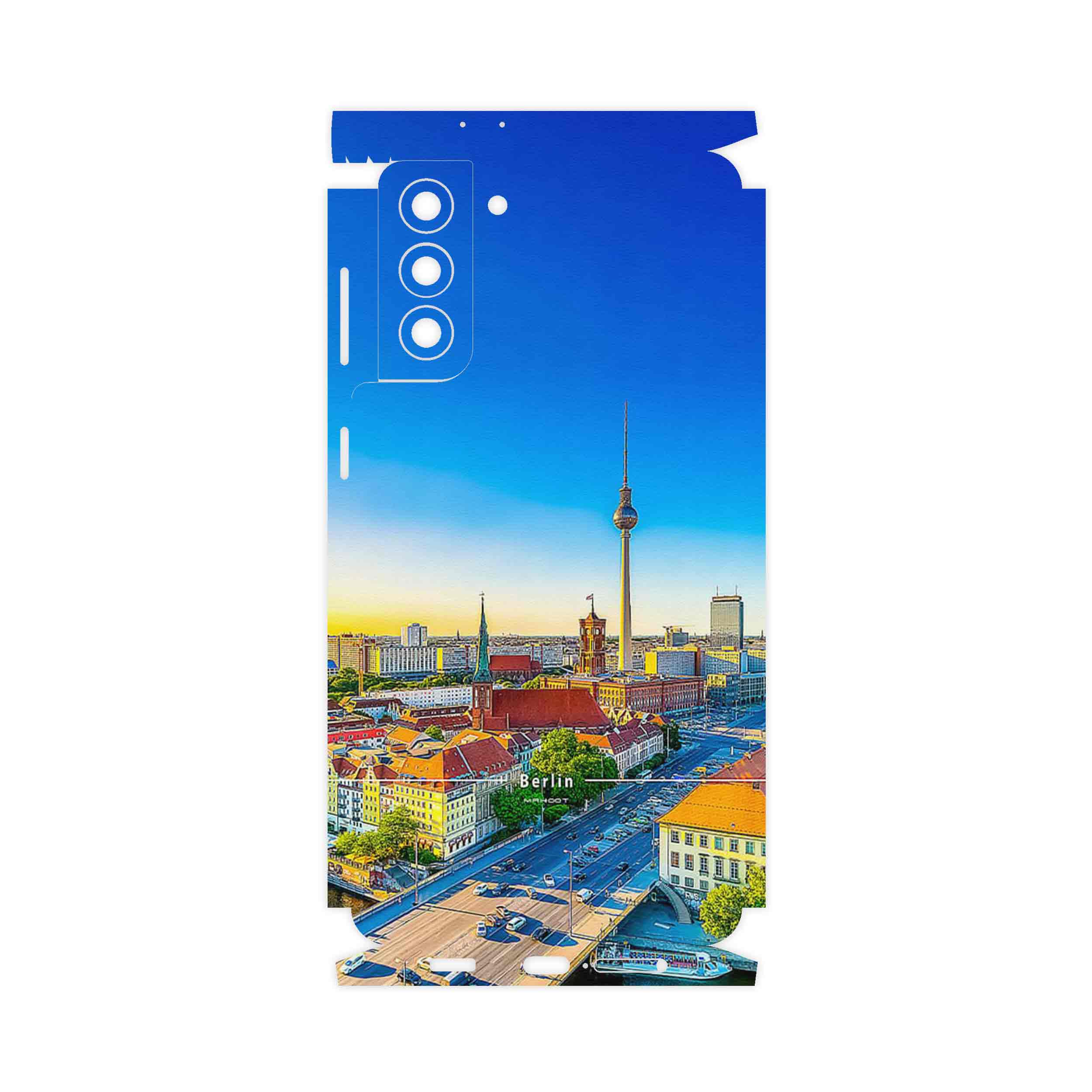 برچسب پوششی ماهوت مدل City of Berlin-FullSkin مناسب برای گوشی موبایل سامسونگ Galaxy S21 Plus 5G