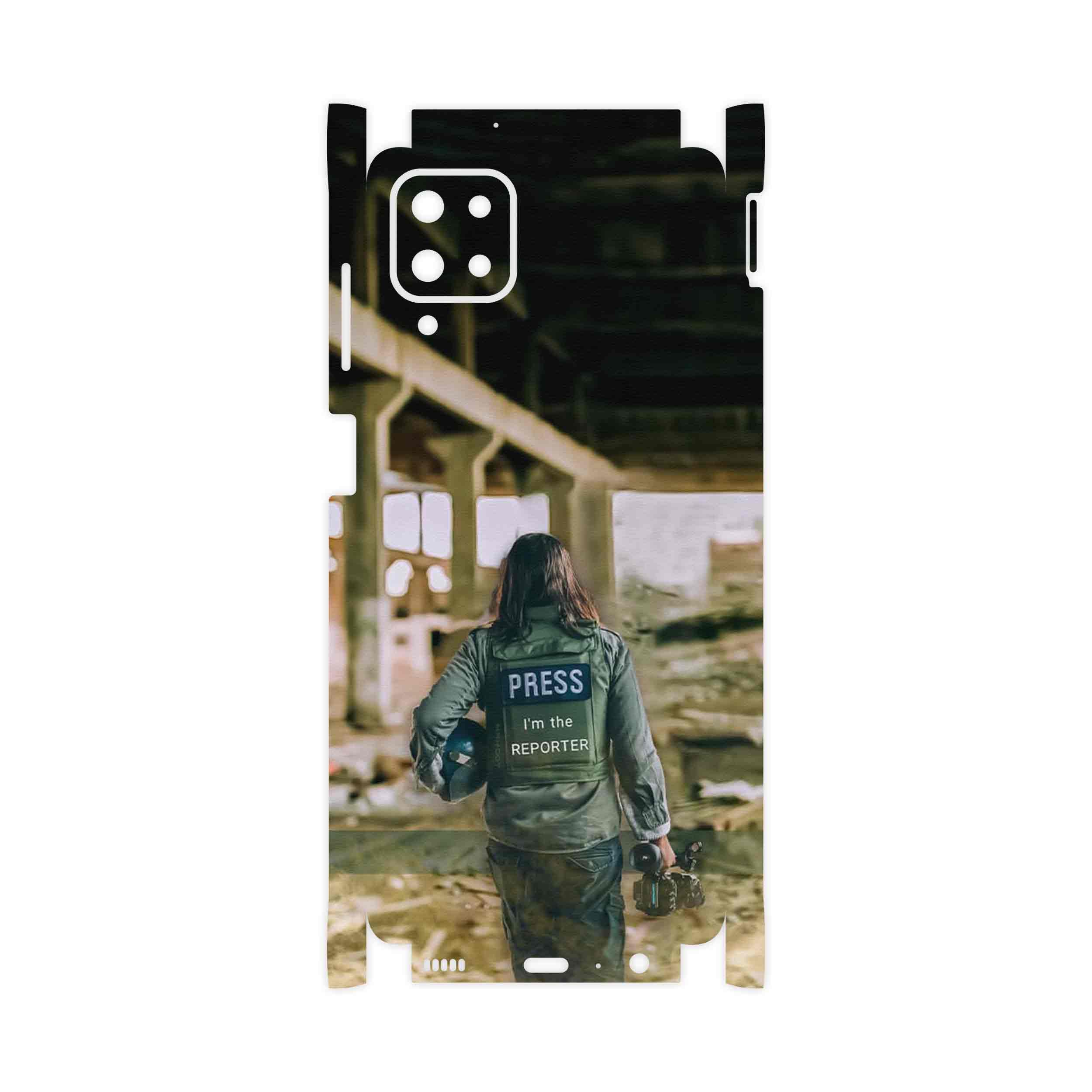 برچسب پوششی ماهوت مدل Reporter-FullSkin مناسب برای گوشی موبایل سامسونگ Galaxy A12