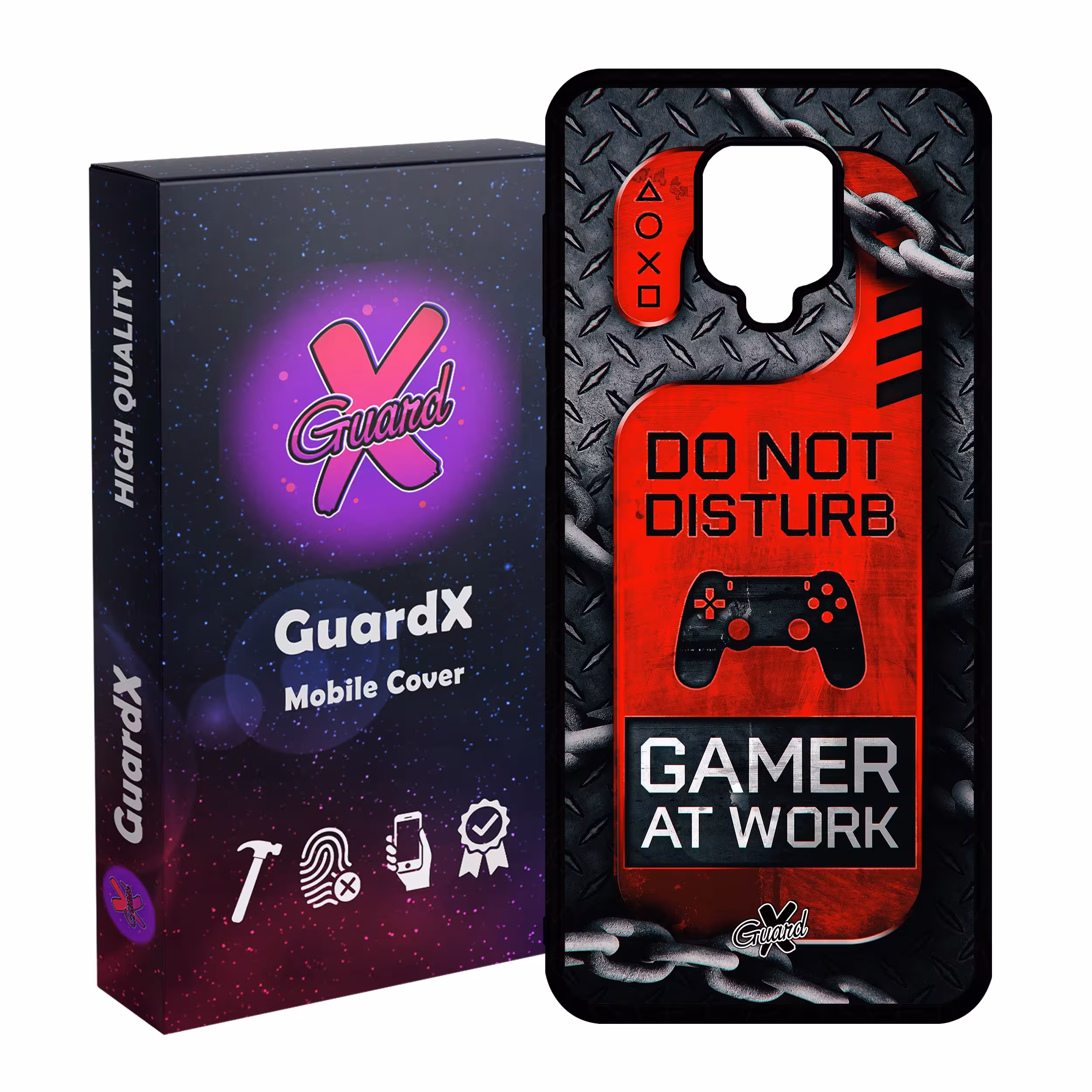 کاور گارد ایکس طرح Gamer مدل Glass10001 مناسب برای گوشی موبایل شیائومی Redmi Note 9S / Note 9 Pro / Note 9 Pro Max