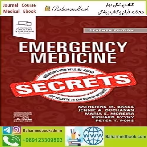 Emergency Medicine Secrets 2022 TRUE PDF price 1€ - کتاب پزشکی بهار