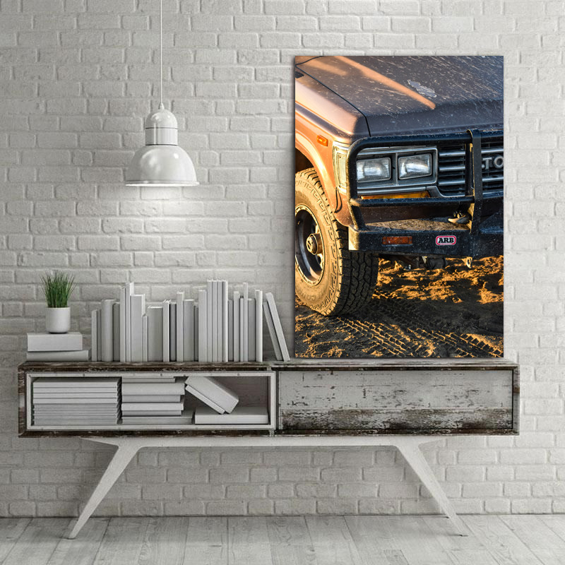 تابلو شاسی طرح ماشین مدل تویوتا کد 689 | دنیای قاب