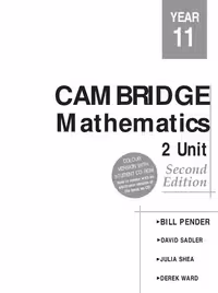 خرید و دانلود نسخه کامل کتاب Cambridge mathematics 2 unit : year 11