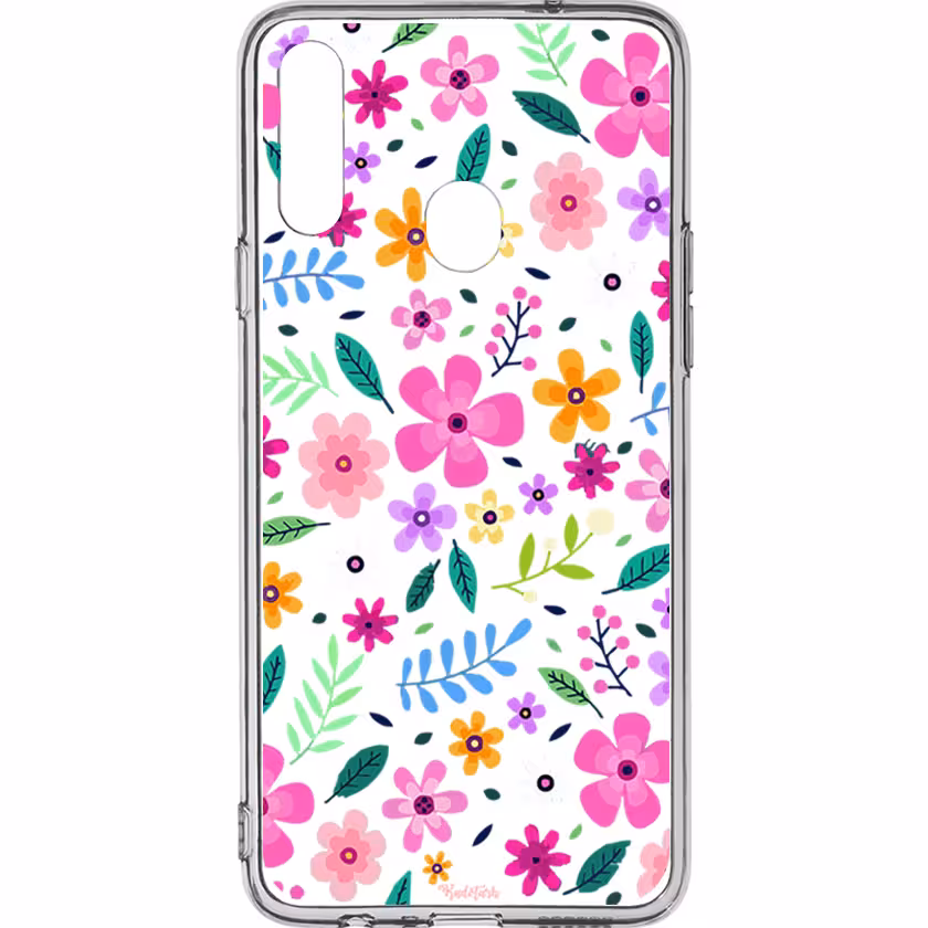 کاور طرح گل مناسب برای گوشی موبایل سامسونگ Galaxy A20S