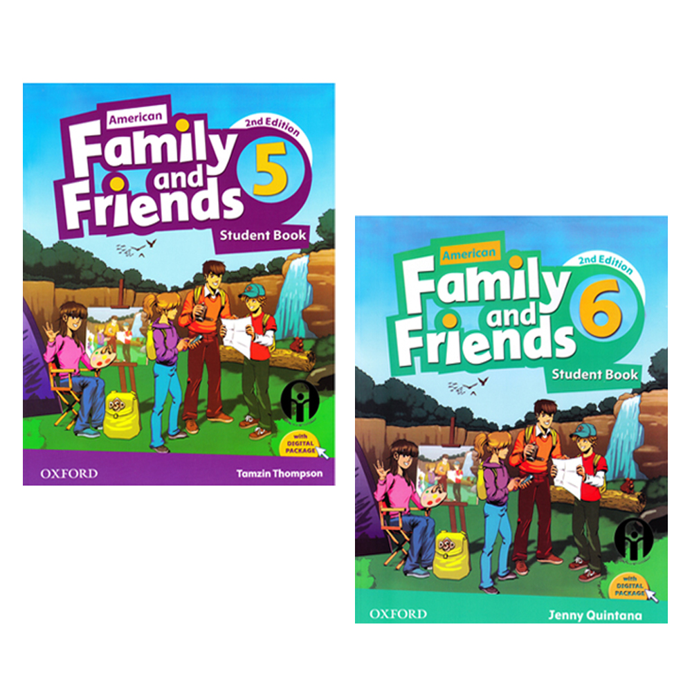 کتاب Family And Friends Second Edition اثر Tamzin Thompson And Jenny Quintana انتشارات الوندپویان 2 جلدی