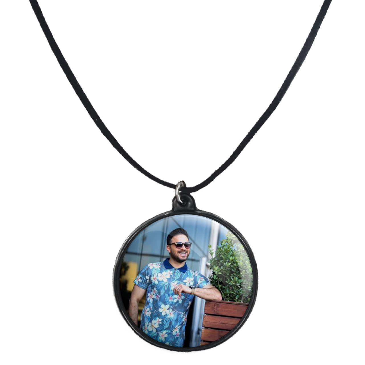 گردنبند پرمانه طرح بابک جهانبخش کد pmb.29121 مدل دو طرفه