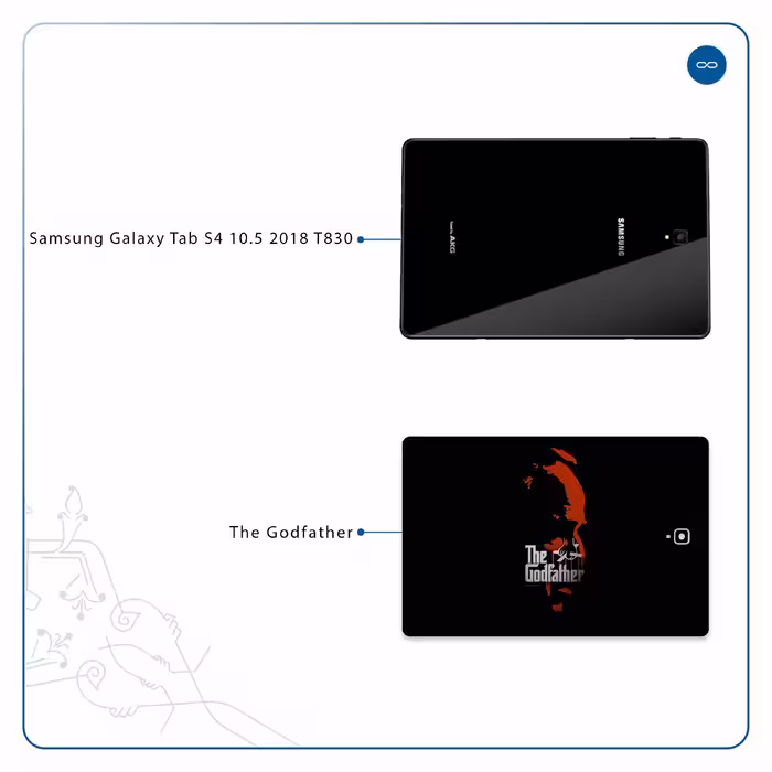 برچسب پوششی ماهوت مدل The Godfather مناسب برای تبلت سامسونگ Galaxy Tab S4 10.5 2018 T830