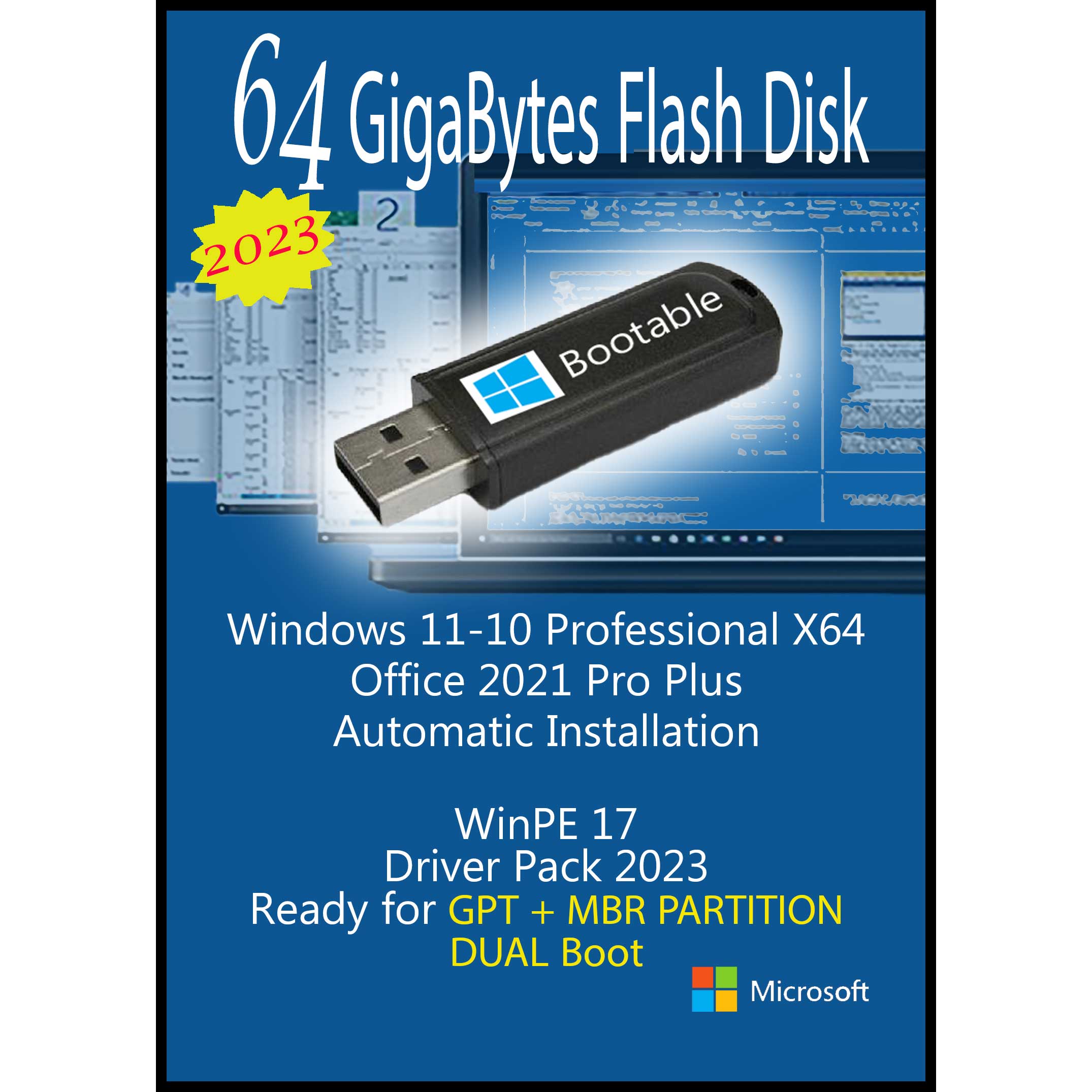 سیستم عامل Windows 11 10 2023 - Driver Pack - Office 2021 Pro Plus نشر مایکروسافت