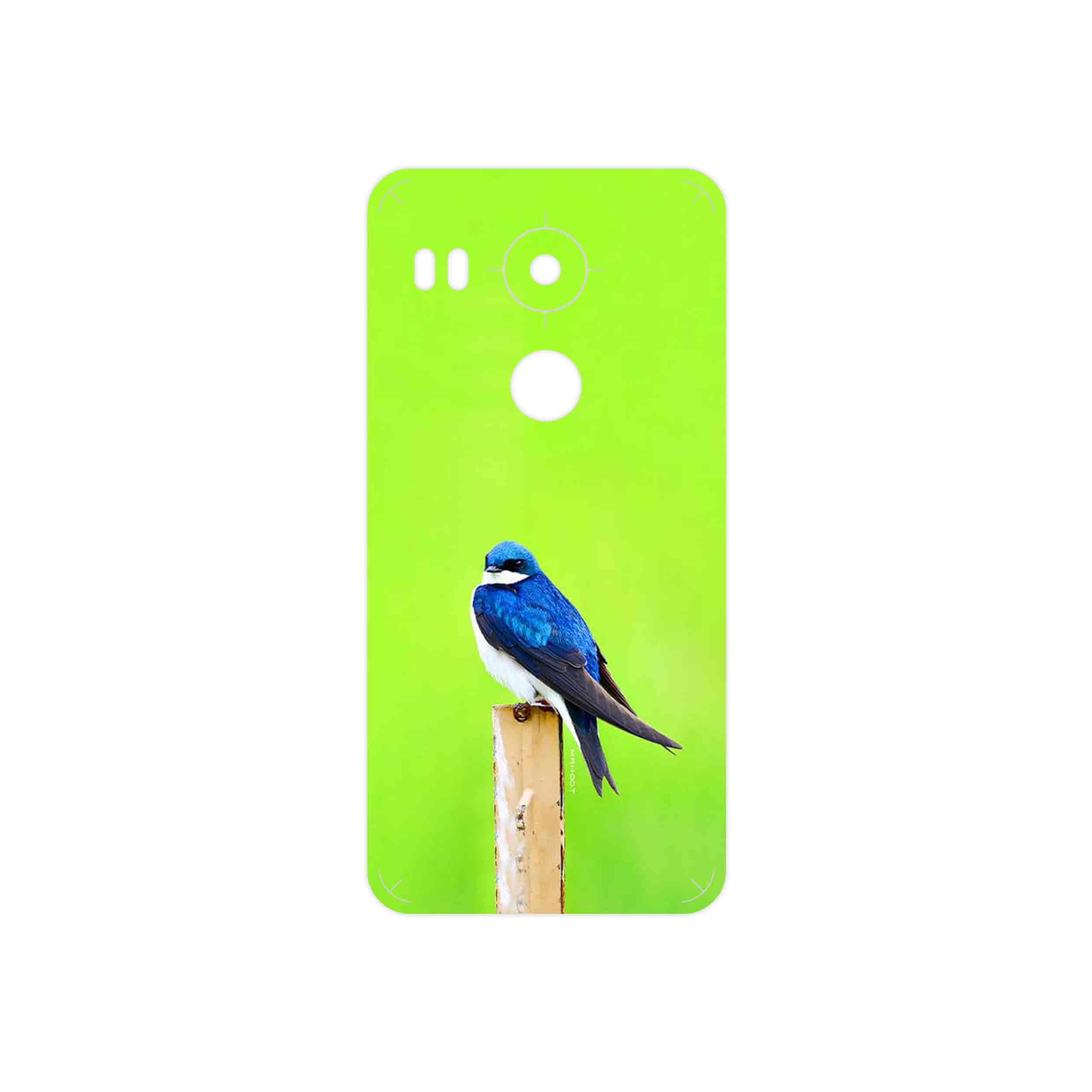برچسب پوششی ماهوت مدل Bird Swallow مناسب برای گوشی موبایل گوگل Nexus 5X