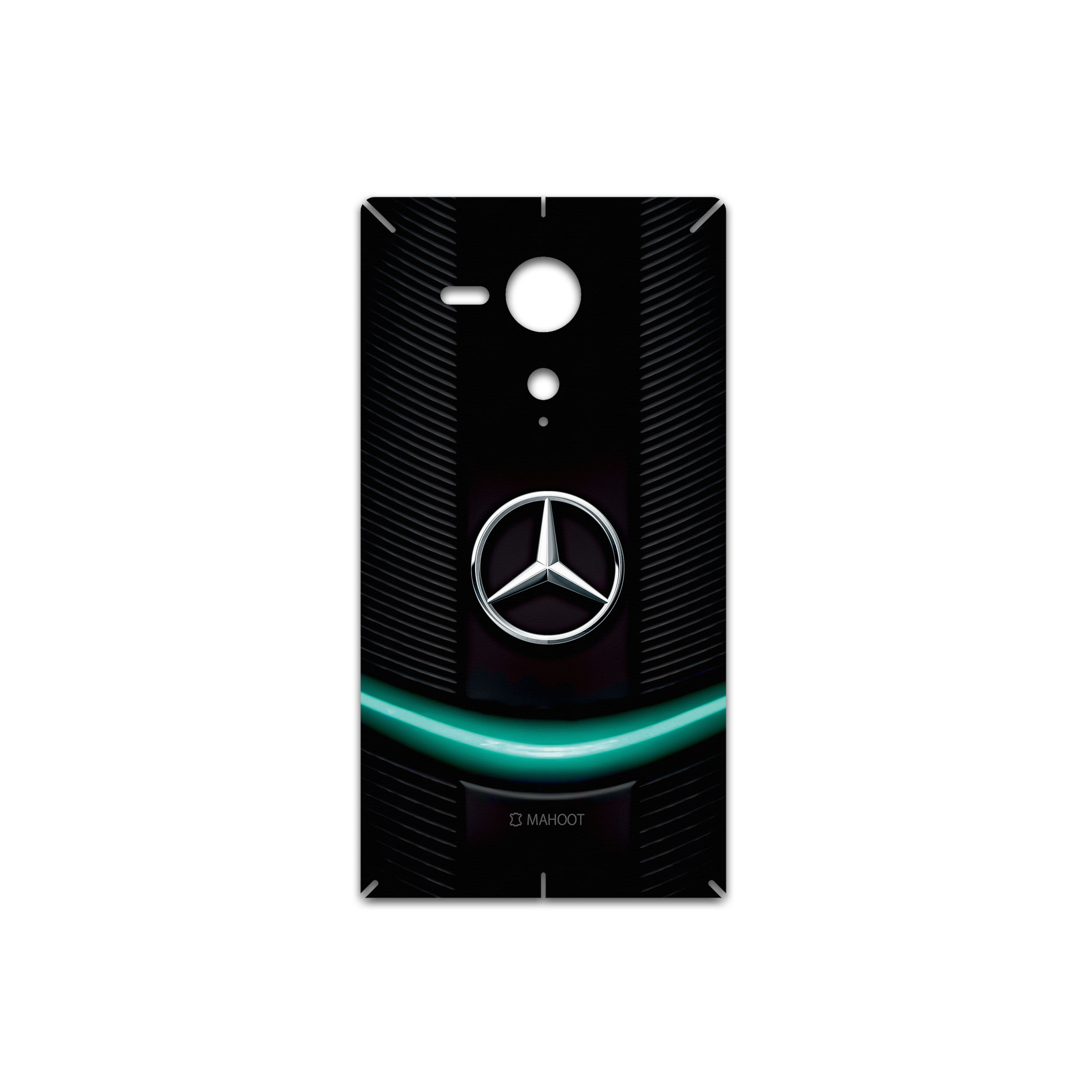 برچسب پوششی ماهوت مدل Mercedes-Benz مناسب برای گوشی موبایل سونی Xperia SP