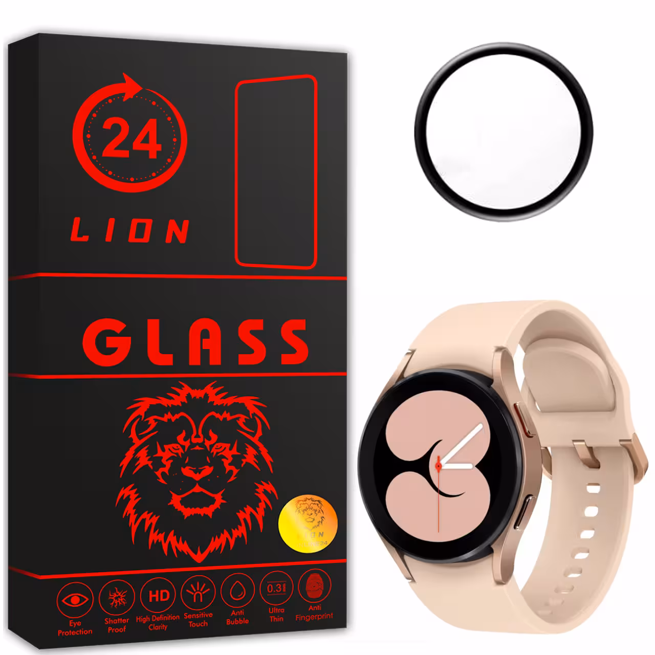 محافظ صفحه نمایش لاین مدل RT007 مناسب برای ساعت هوشمند سامسونگ Galaxy Watch 4 40mm