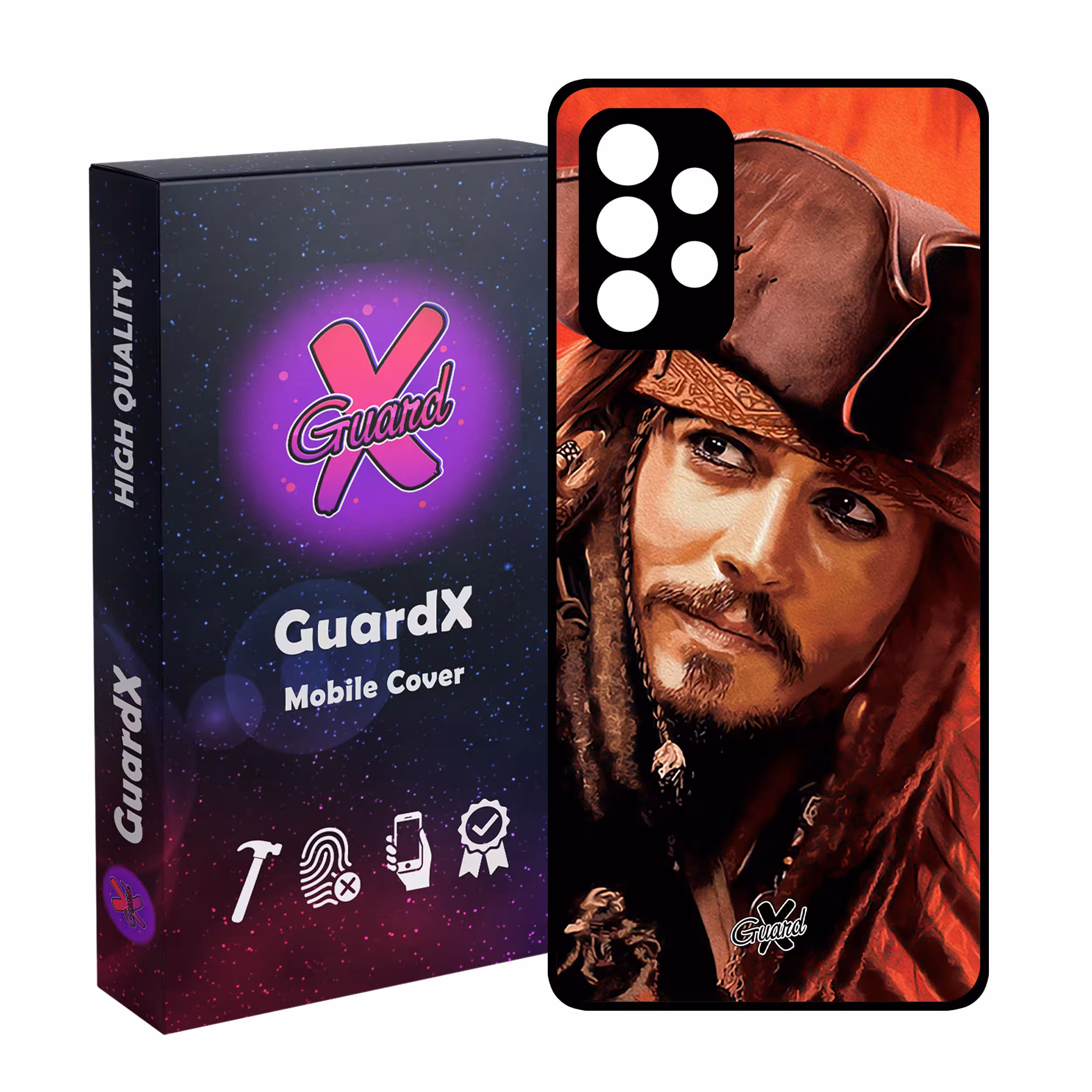 کاور گارد ایکس طرح Johnny Depp مدل Glass10205 مناسب برای گوشی موبایل سامسونگ Galaxy A32 5G