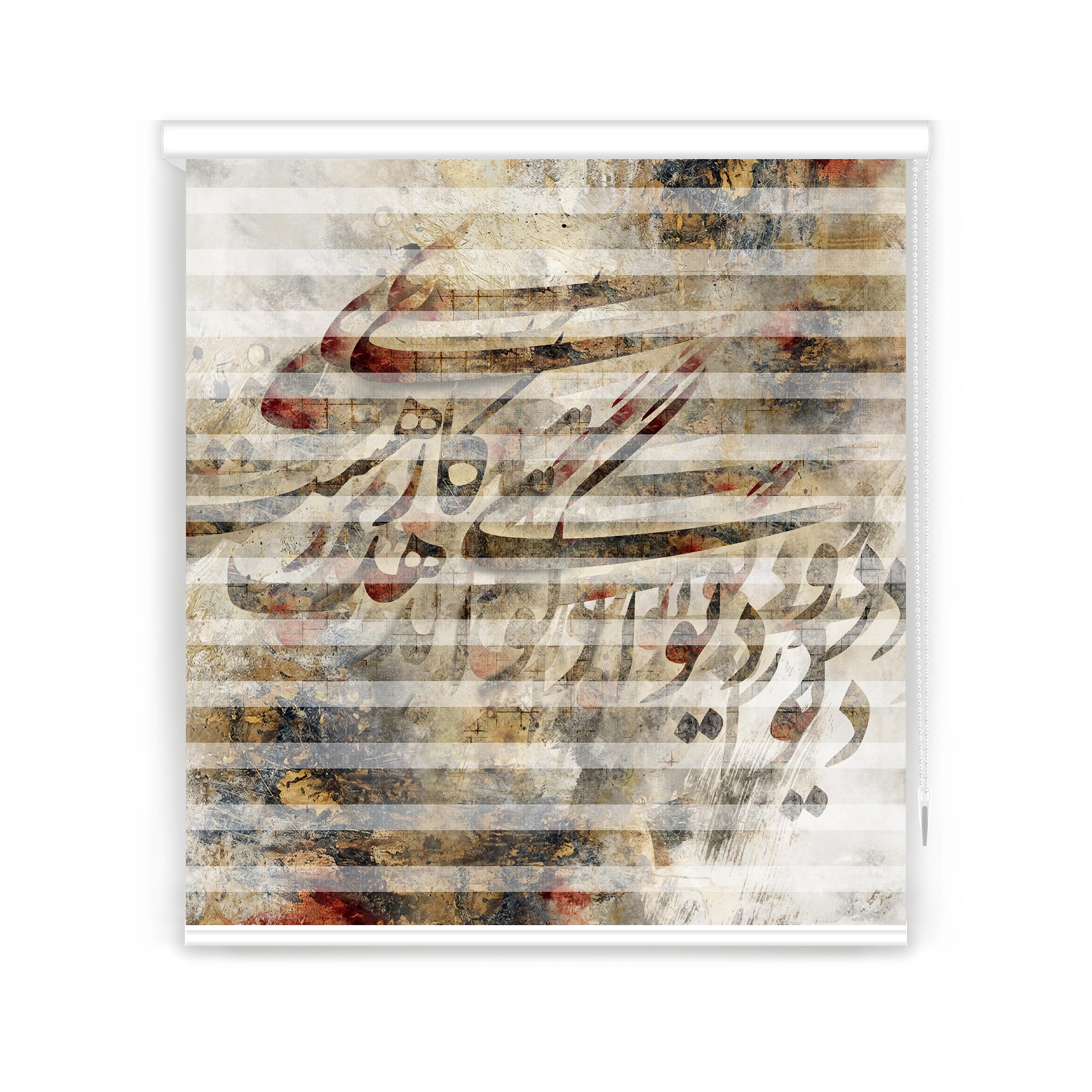 پرده زبرا مدل F-7106 سایز 160x180 سانتی متر