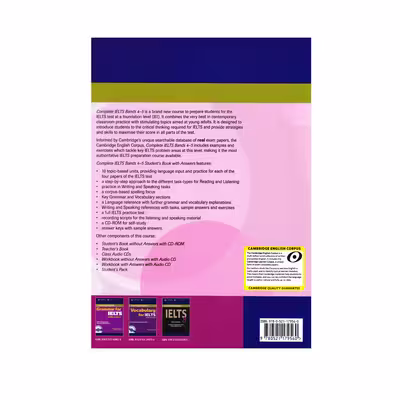 کتاب Cambridge English Complete IELTS Student Book اثر Guy Brook-Hart And Vanessa Jakeman انتشارات الوندپویان سه جلدی