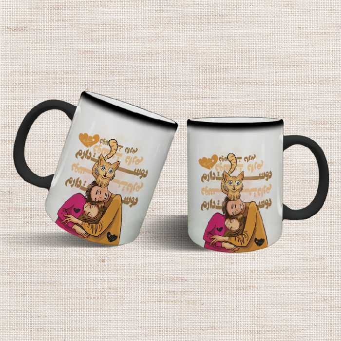 ماگ حرارتی مدل عاشقانه کد 188