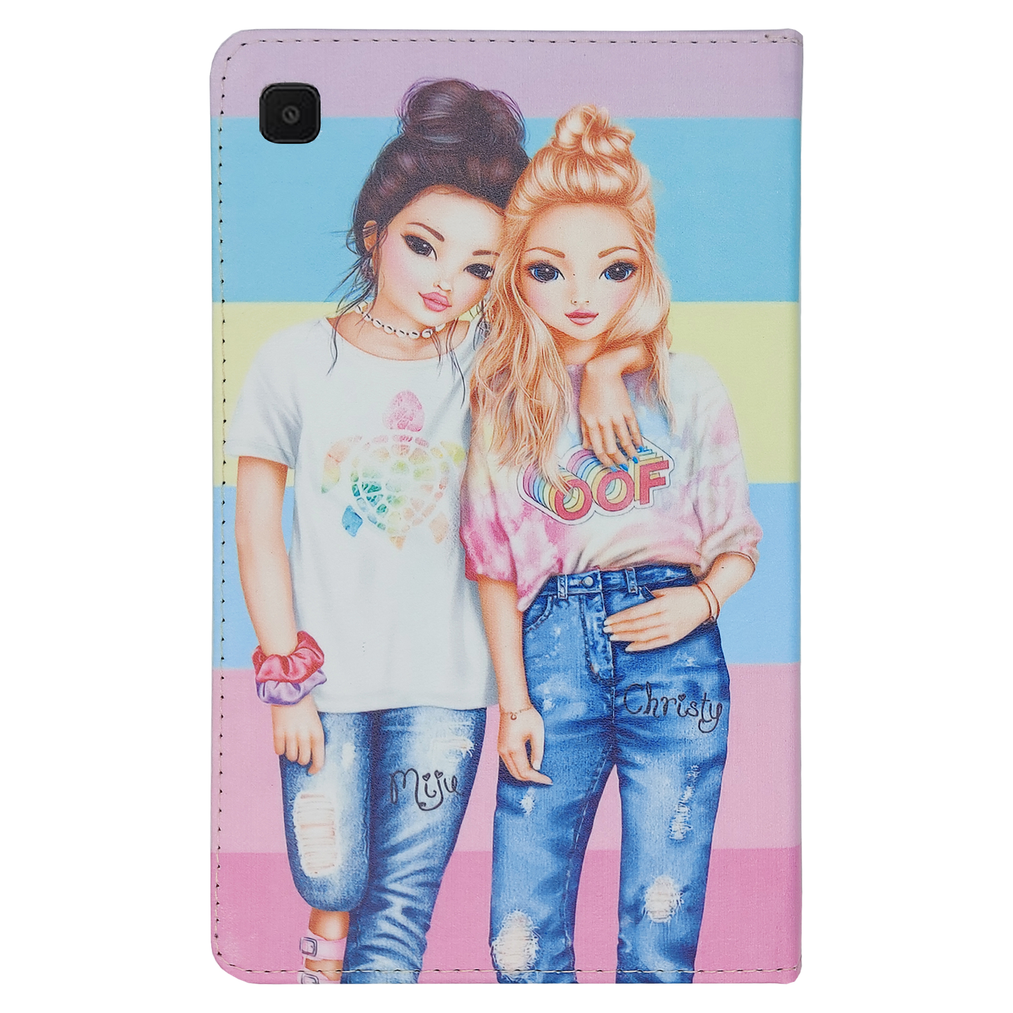 کیف کلاسوری طرح دختر های فانتزی کد TB236 مناسب برای تبلت سامسونگ Galaxy Tab A7 Lite / T225